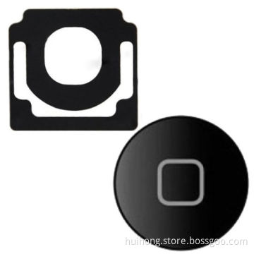 Original Home Menu Button with Replacement Metal Bracket Holder Black&White for iPad 2 3